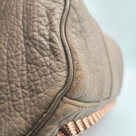 Alexander Wang Rocco Textured Leather Studded Satchel - Picture 11 of 16